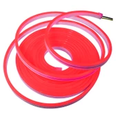 Neon Şerit Led 12v 2835 Dış Mekan 5 Metre Kırmızı Red - 1