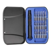 Powermaster Saatçi Tornavida Seti Tamirci Hassas Tornavida Seti 22 Uçlu Tornavida Takımı - 3