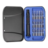 Powermaster Saatçi Tornavida Seti Tamirci Hassas Tornavida Seti 22 Uçlu Tornavida Takımı - 6