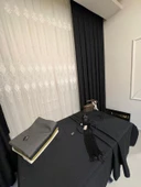 NİVEMESHOME SİYAH 140X220 KETEN MASA ÖRTÜSÜ - 5