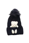 Unisex Çocuk Ayıcıklı Bere 4/14 yaş - 1