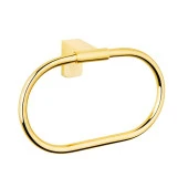 Tema Premium Serisi Banyo Yuvarlak Havluluk Altın - 1