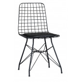 6'LI SİYAH EKO TEL SANDALYE-MUTFAK SANDALYESİ-ÇALIŞMA SAMDALYESİ - 3
