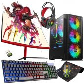 Zeiron Fx60 İ5-3470 16GB 1TB+256GB SSD 23.8" Masaüstü Oyuncu Masaüstü Bilgisayar - 1