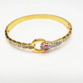 Yılan Model Taşlı Kadın Bileklik - 5