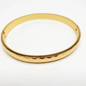 Altın Renk Burgu Desenli Kadın Bileklik - 1