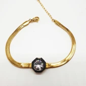 Balık Sırtı Taşlı Bayan Bİleklik - 9