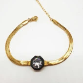 Balık Sırtı Taşlı Bayan Bİleklik - 7