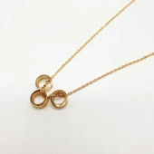 Üçlü Halka Model Kolye - 6