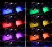 Ayak Altı Aydınlatma Uzaktan Kumandalı Sese Duyarlı Araç İçi Ayakalti Işık 9 Ledli - 3