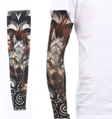 Giyilebilir Kol Dövmesi Çorap Dövme 3D Baskılı Kol Bacak Dövme 2 Adet Model 9 thumbnail 1