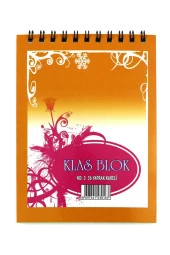 Klas Bloknot Spiralli Kareli No:3 36 Yaprak (1 Paket 24 Adet) - 1