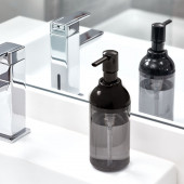 IDESIGN 29067ES Sıvı Sabunluk Füme Model 8x8x16cm 360ml thumbnail 5