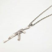 Ak-47 Model Erkek Kolye - 5