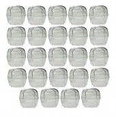 Tisert Tünekli Lüx Şeffaf Akrilik Yemlik (24 ADET) - 1