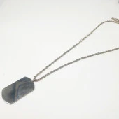 Gümüş Renk Askeri Arma Kolye - 9