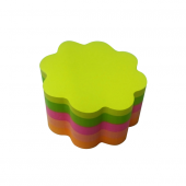 Notix Yapışkanlı Not Kağıt Neon 5 Renk Çiçek 250 YP N-5R-Ç - 2