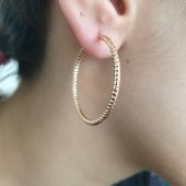 Yuvarlak Halka Küpe - 7