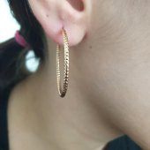 Yuvarlak Halka Küpe - 11