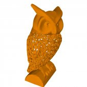 3D Baskı Tel Kafes Baykuş Görünümlü Kalemlik Model 08 - 8