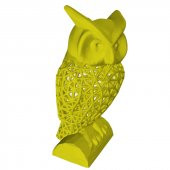 3D Baskı Tel Kafes Baykuş Görünümlü Kalemlik Model 08 - 9