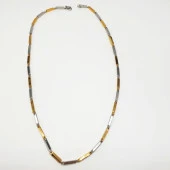 Altın ve Gümüş Renk Erkek Zincir - 3