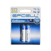 ŞARJLI PİL AAA İNCE KALEM 1100MAH (2 ADET) Nİ-MH EFCELL HR-1100AAA - 1