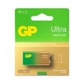 GP GREENCELL EXTRA HEAVY DUTY 9 VOLT TEKLİ PİL (GP1604G/6F22/1222/9V) - 1