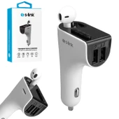 S-LİNK SL-BT245 Fm Transmitter Bluetooth 2xUsb Sd Kulaklık - 1