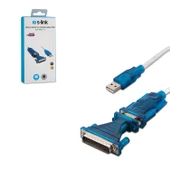 USB TO RS232 ÇEVİRİCİ ADAPTÖR KABLOSU 2.0 1.5MT S-LİNK SLX-925 - 1
