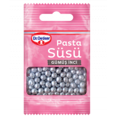 Dr Oetker Dekor Serisi Pasta Süsü - Gümüş Inci 10 g. x 4 - 2