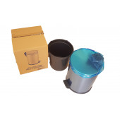 Krom Pedallı Çöp Kovası 30 Lt - 1