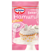 Dr. Oetker Beyaz Şeker Hamuru (200 G.) '' Süsleme Glazürü (4 Tüp-76 G.) - 2
