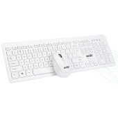 İzoly KM-6221 Beyaz Kablosuz 2.4 GHz Q Klavye & Mouse Set - 1