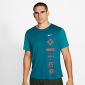 Nike Dri-FIT Miler Wild Run Erkek Tshirt CU6038-381 - 1