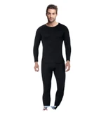 Tutku Erkek Kışlık İnterlok Pamuk'lu Alt Üst İçlik Set  - 1 Set  Ekru XXL - XXXL thumbnail 5