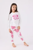 Roly Poly 3471 Garson Kız Çocuk Krem Uzun Kol Pijama Takım - 3
