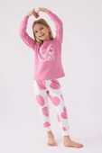 Roly Poly 3470 Sweet Little Princess Kız Çocuk Karanfil Uzun Kol Pijama Takım thumbnail 3