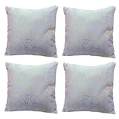 Altın Varaklı Yaldızlı Dekoratif Şık 4'lü Kırlent Kılıfı (4 Adet) - 1