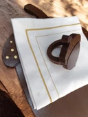 Meşe Palamudu Peçete Halkası & Peçete Yüzüğü 2'li - 2