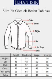 İlhan Işık Erkek Pileli Ata Yaka Saten Slim Fit Smokin Gömleği - 6