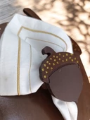 Meşe Palamudu Peçete Halkası & Peçete Yüzüğü 2'li - 1