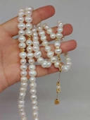 İnci Taşı 99luk Tesbih 8-9mm (2951) thumbnail 1