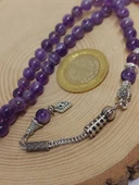 Ametist Taşı 99luk Tesbih 6mm (1258) thumbnail 5