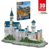 National Geographic 121 Parça 3D Puzzle Neuschwanstein Kalesi thumbnail 1