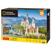 National Geographic 121 Parça 3D Puzzle Neuschwanstein Kalesi thumbnail 5