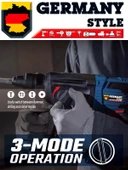 Germany Style Alman MS-3500 Metal Şanzuman Darbeli Matkap Kırıcı Delici Hilti 2-28 MM - 2