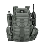 Protector Plus 50L Su Geçirmez Outdoor Sırt Çantası Sportif Gri - 3