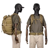 Protector Plus 50L Su Geçirmez Outdoor Sırt Çantası Sportif Haki thumbnail 6