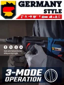 Germany Style Alman MS-3500 Metal Şanzuman Darbeli Matkap Kırıcı Delici Hilti 2-28 MM - 2